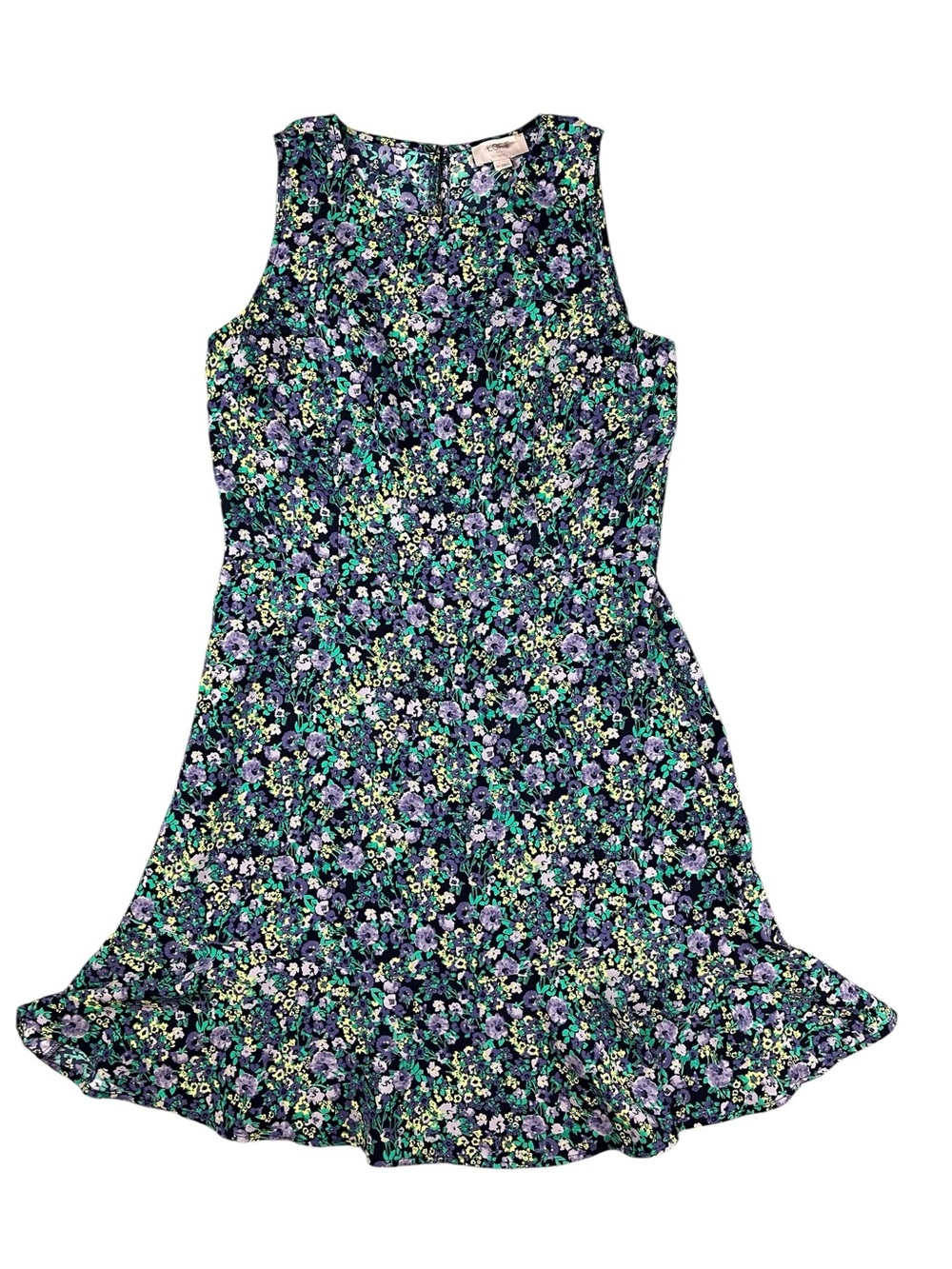Loft Outlet 6 Petite Fitted Floral Sleeveless Dress Cottagecore Garden Feminine